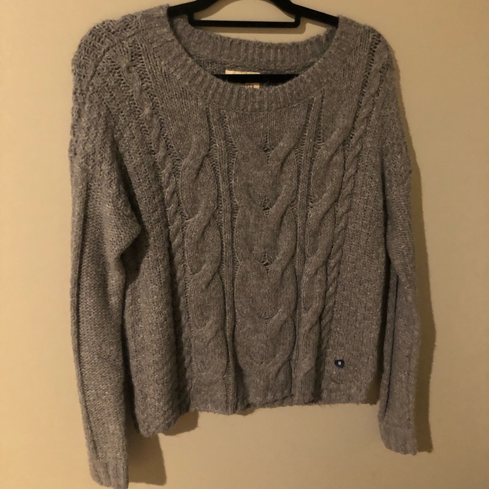 Gray sweater